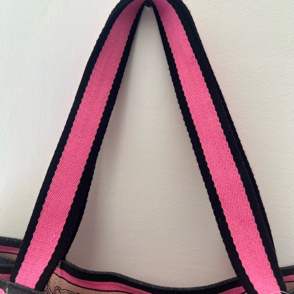 Brighton Pink and Gold Tote Bag with Love Design - Picture 3 of 13